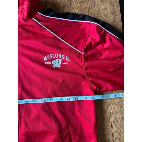 A|S Sports Vintage Wisconsin Track Jacket Size Medium - Picture 5 of 7